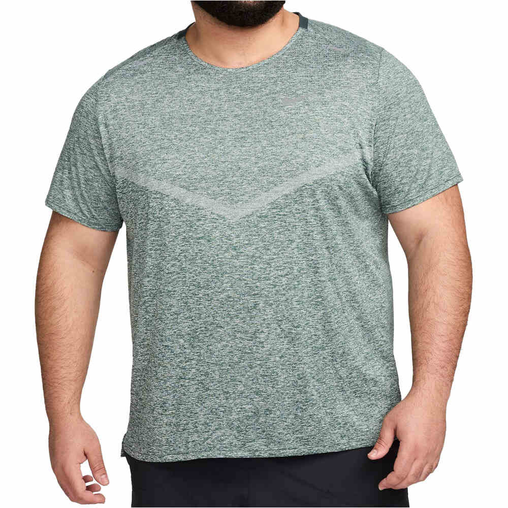 Nike camiseta técnica manga corta hombre M NK DF RISE 365 SS vista frontal