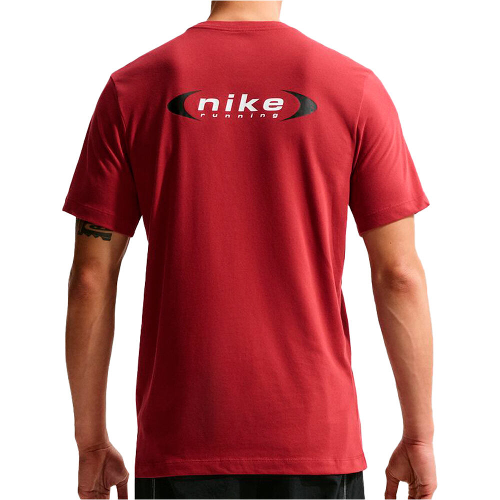 Nike camiseta técnica manga corta hombre M NK DF TEE STD RETRO RUN NRG vista trasera
