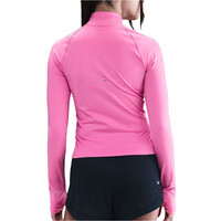 Nike camiseta técnica manga larga mujer W NK SWIFT DF FZ MDLYR vista trasera