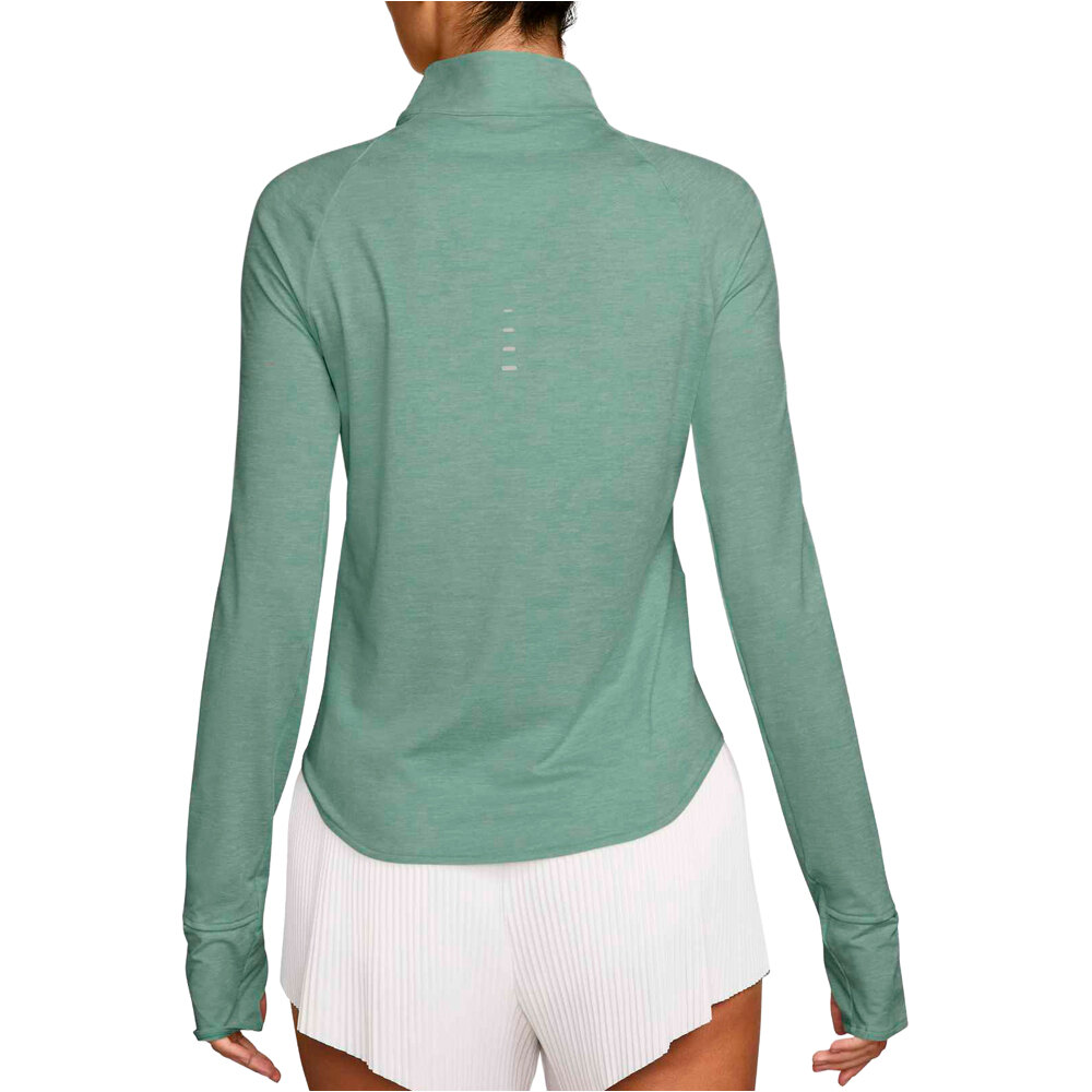 Nike camiseta técnica manga larga mujer W NK SWIFT DF UV HZ TOP vista trasera