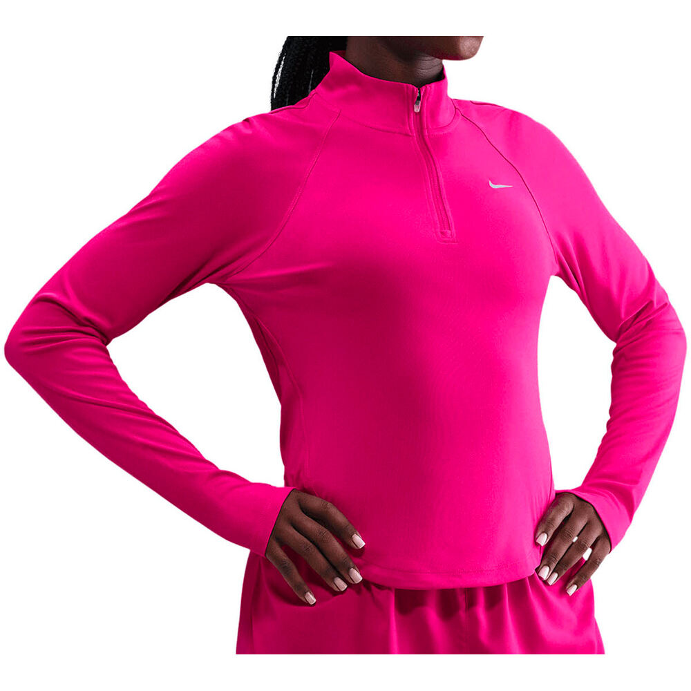 Nike camiseta técnica manga larga mujer W NK TEMPO DF HZ TP vista frontal