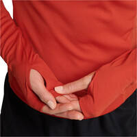 Nike camiseta técnica manga larga mujer W NK TEMPO NVLT DF HZ TP vista detalle