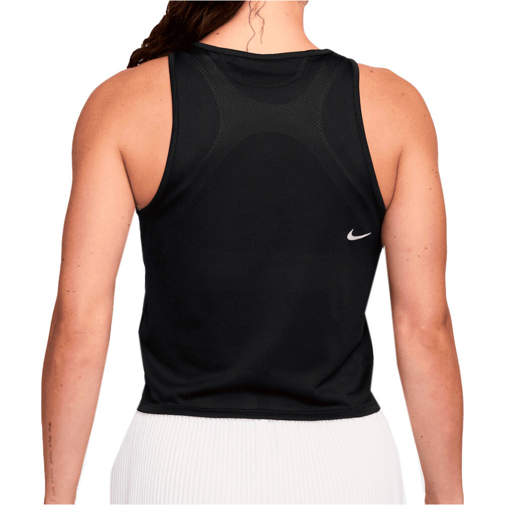 Nike camiseta técnica tirantes mujer W NK DF RUN NVLT SINGLET vista trasera
