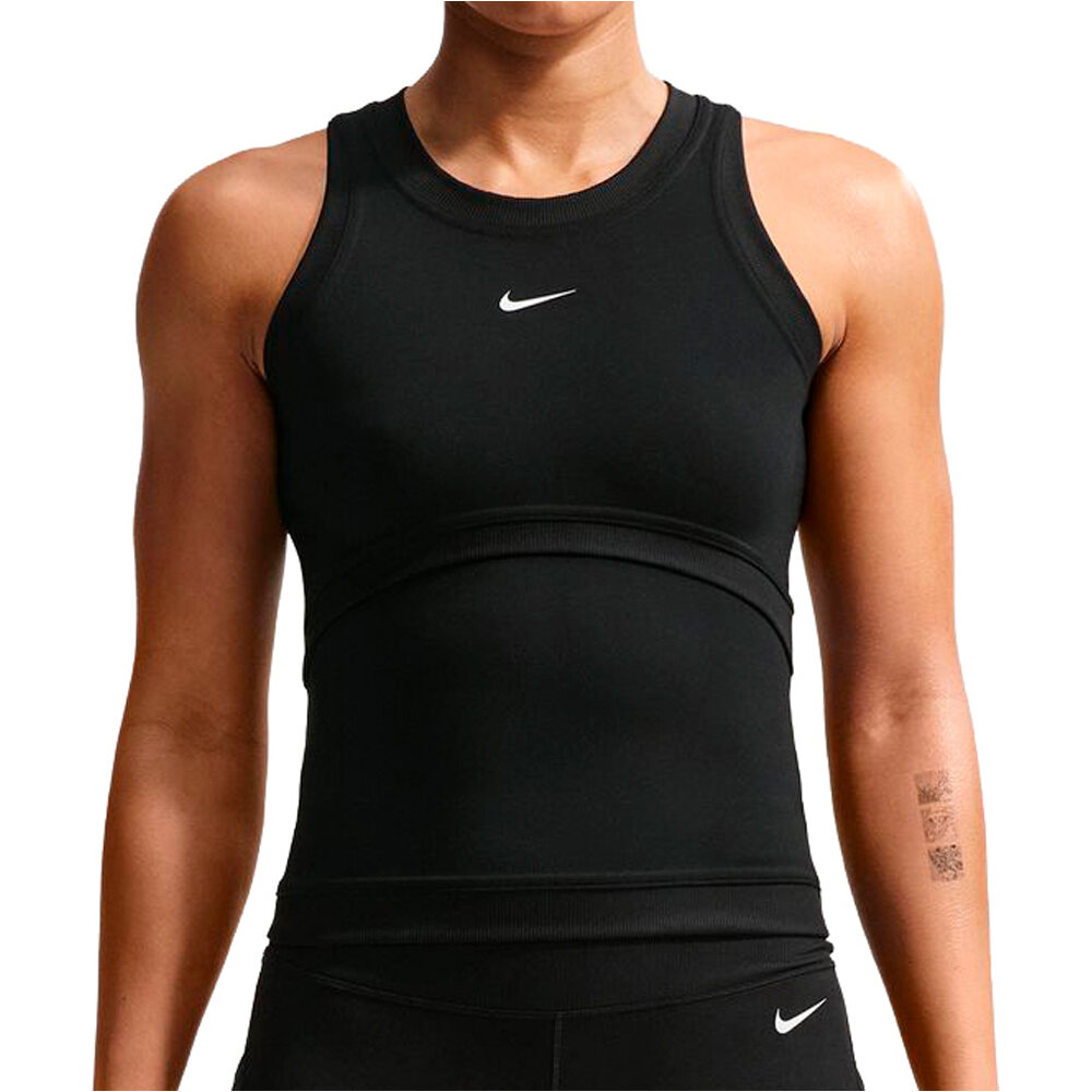 Nike camiseta técnica tirantes mujer W NK ONE DF TANK B vista frontal
