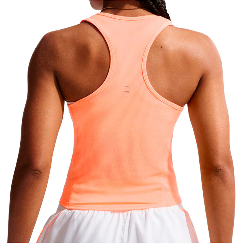 Nike camiseta técnica tirantes mujer W NK TEMPO DF CRP MESH TANK vista trasera