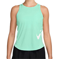 Nike camiseta técnica tirantes mujer W NK TEMPO SWSH HBR DF TANK vista frontal