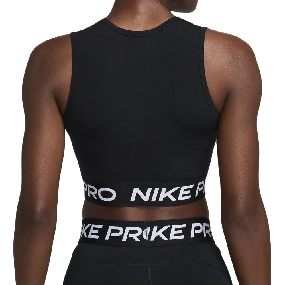 Nike camiseta tirantes fitness mujer NIKE PRO DF 365 CROP TANK vista trasera