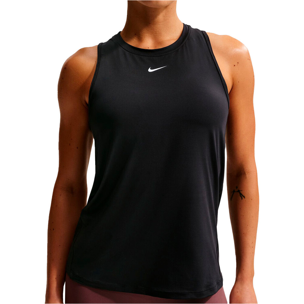 Nike camiseta tirantes fitness mujer W NK ONE CLASSIC DF TANK vista detalle
