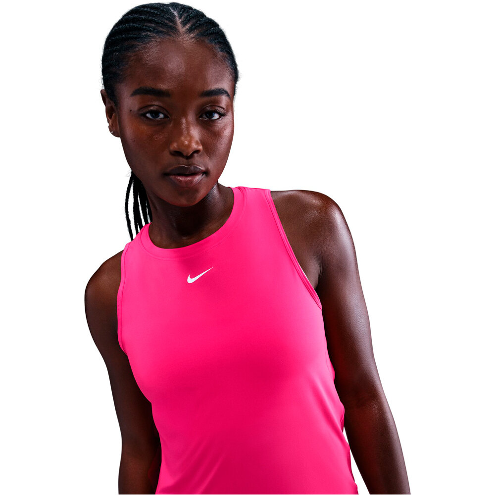 Nike camiseta tirantes fitness mujer W NK ONE CLASSIC DF TANK WT vista detalle