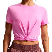 Nike camiseta tirantes fitness mujer W NK ONE CLASSIC TWST SS vista frontal