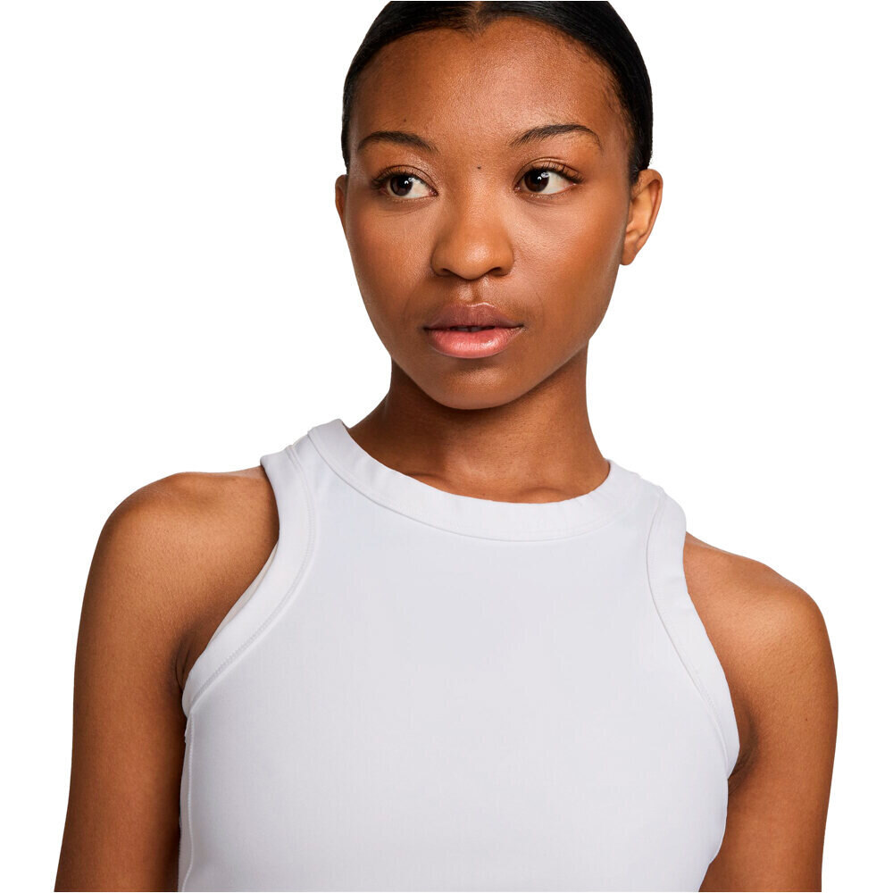 Nike camiseta tirantes fitness mujer W NK ONE FITTED DF CROP TANK 03