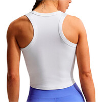 Nike camiseta tirantes fitness mujer W NK ONE FITTED DF CROP TANK vista trasera