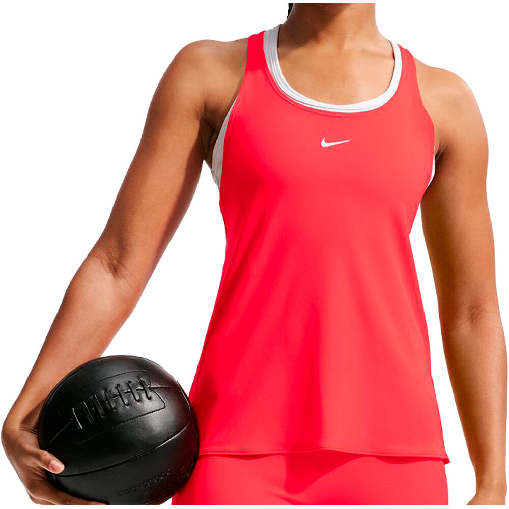 Nike camiseta tirantes fitness mujer W NP DF TANK ELASTIKA vista frontal