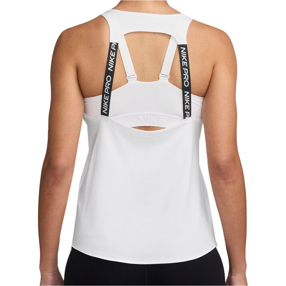 Nike camiseta tirantes fitness mujer W NP DF TANK ELASTIKA vista trasera