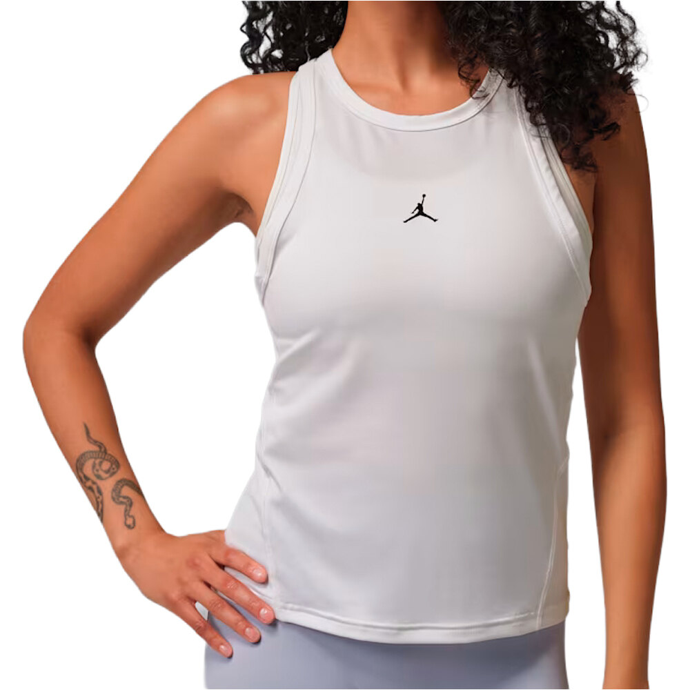 Nike camiseta tirantes mujer W J SPT DF ESS SLVLSS TOP vista frontal