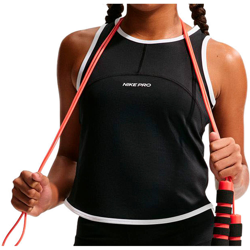 Nike camiseta tirantes niña G NP DF TANK SPORT PACK vista frontal