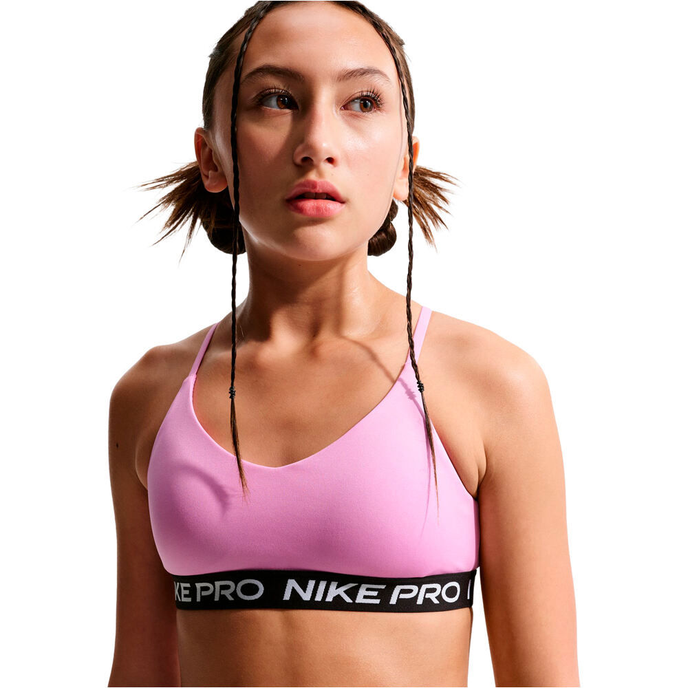 Nike camiseta tirantes niña G NP INDY BRA vista detalle