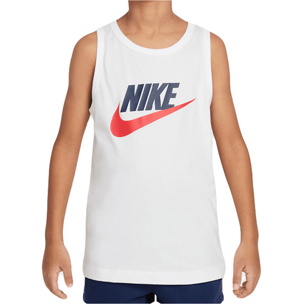 Nike camiseta tirantes niño K NSW TANK TEE vista frontal