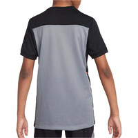 Nike camisetas entrenamiento futbol manga corta niño K NK DF ACD25 TOP SS NEGR vista trasera
