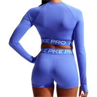 Nike camisetas fitness mujer NIKE PRO DF 365 CROP LS vista trasera