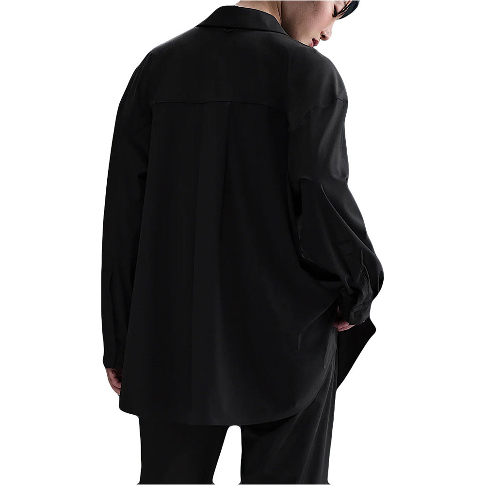 Nike camisetas fitness mujer W NK ETC DF LS SHIRT WVN vista trasera