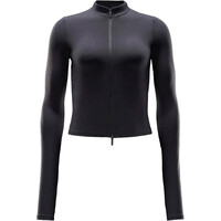 Nike camisetas fitness mujer W NK INF DF FZ LS TOP vista frontal