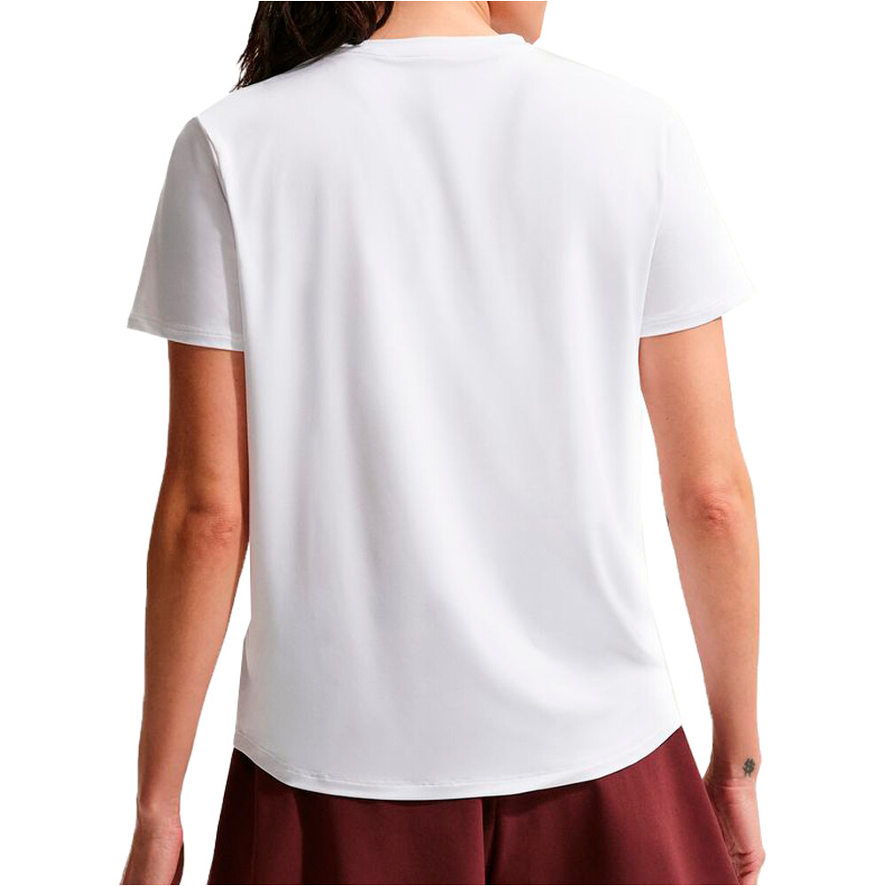 Nike camisetas fitness mujer W NK ONE CLASSIC DF SS TOP vista trasera