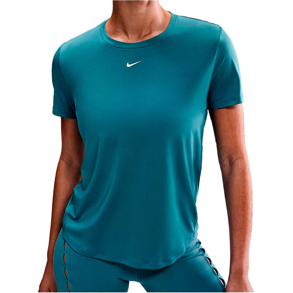 Nike camisetas fitness mujer W NK ONE CLASSIC DF SS TOP WT vista frontal