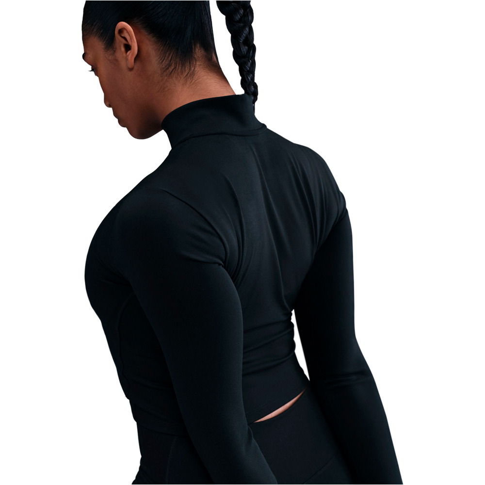 Nike camisetas fitness mujer W NK ONE DF QZ FTTD MDLYR 03