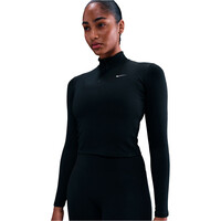Nike camisetas fitness mujer W NK ONE DF QZ FTTD MDLYR vista detalle