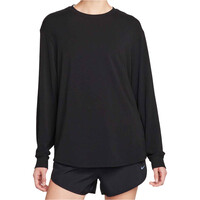 Nike camisetas fitness mujer W NK ONE RELAXED DF LS TOP vista frontal