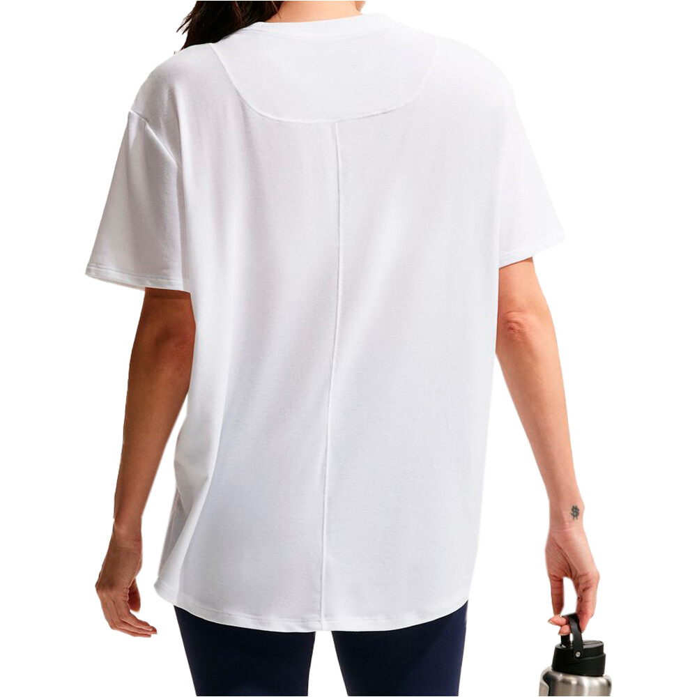 Nike camisetas fitness mujer W NK ONE RELAXED DF SS TOP vista trasera