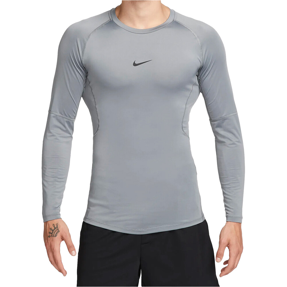 Nike camisetas fútbol manga larga M NP DF TIGHT TOP LS vista frontal