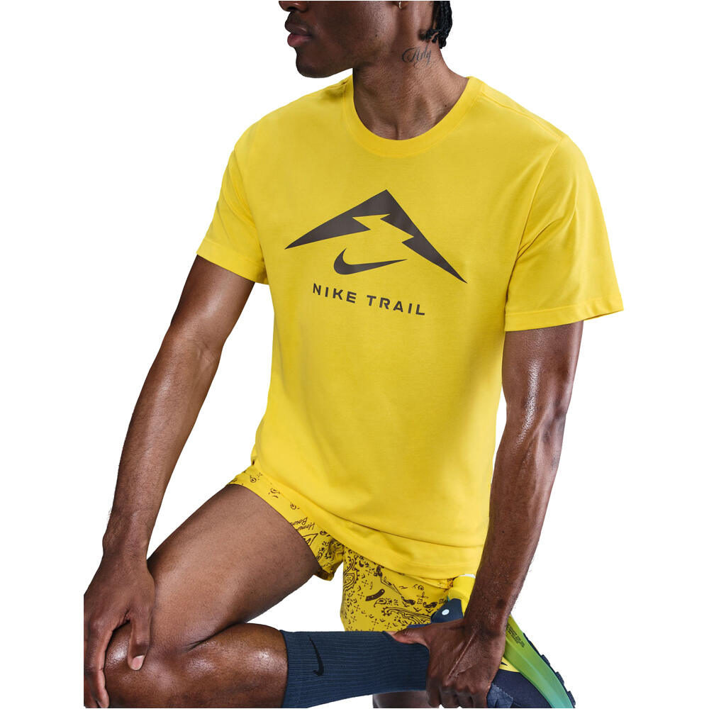 Nike camisetas trail running manga corta hombre M NK DF TEE TRAIL LOGO 04