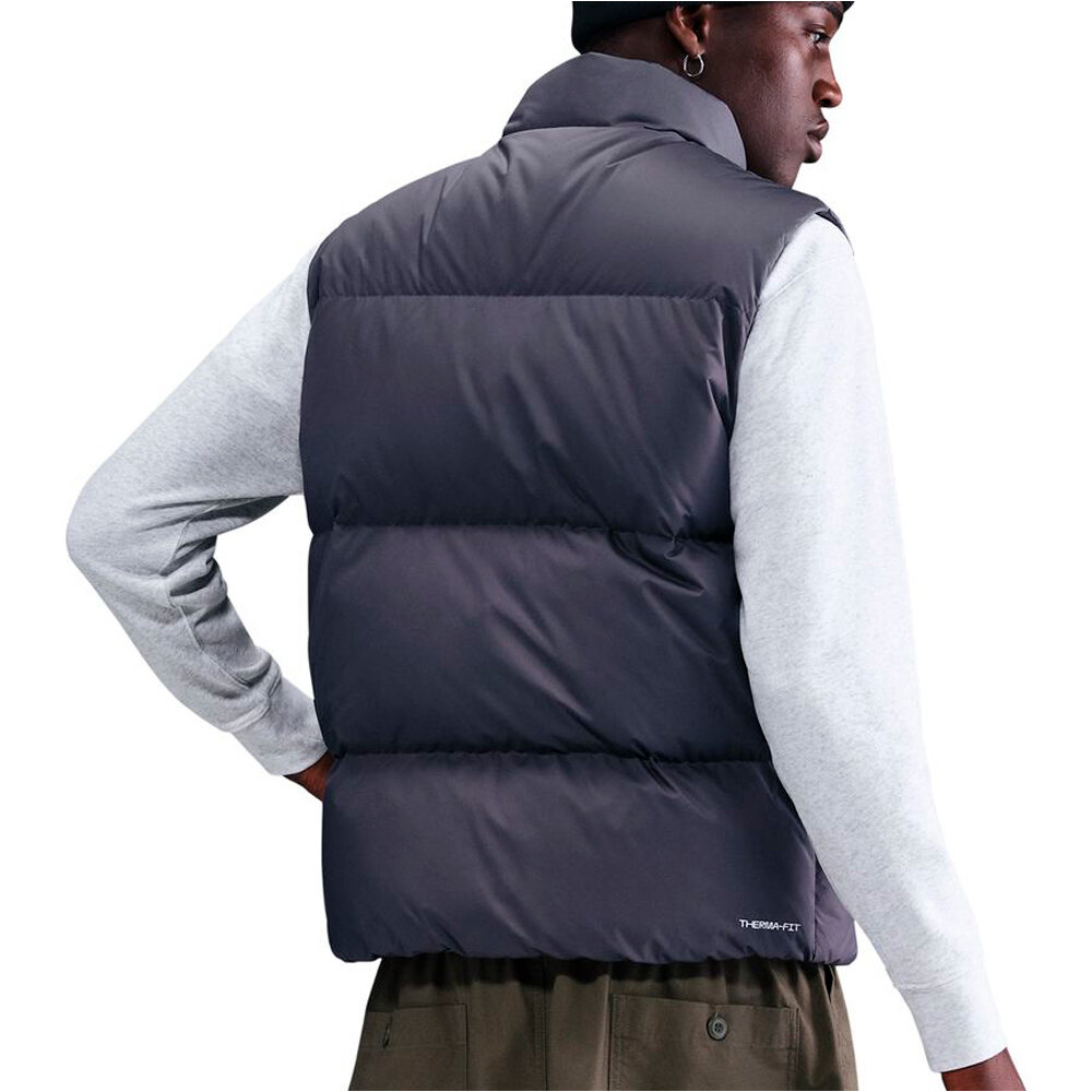 Nike chalecos hombre M SF CLUB PUFFER VEST 550 vista trasera