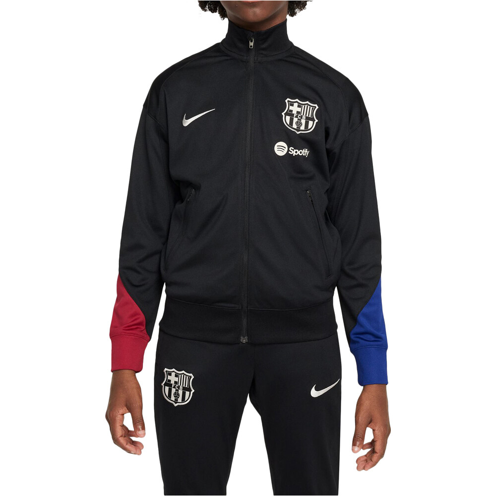 Nike chandal fútbol de equipos oficiales niño BARCELONA 25 YNK DF STRK TRK SUIT K vista detalle
