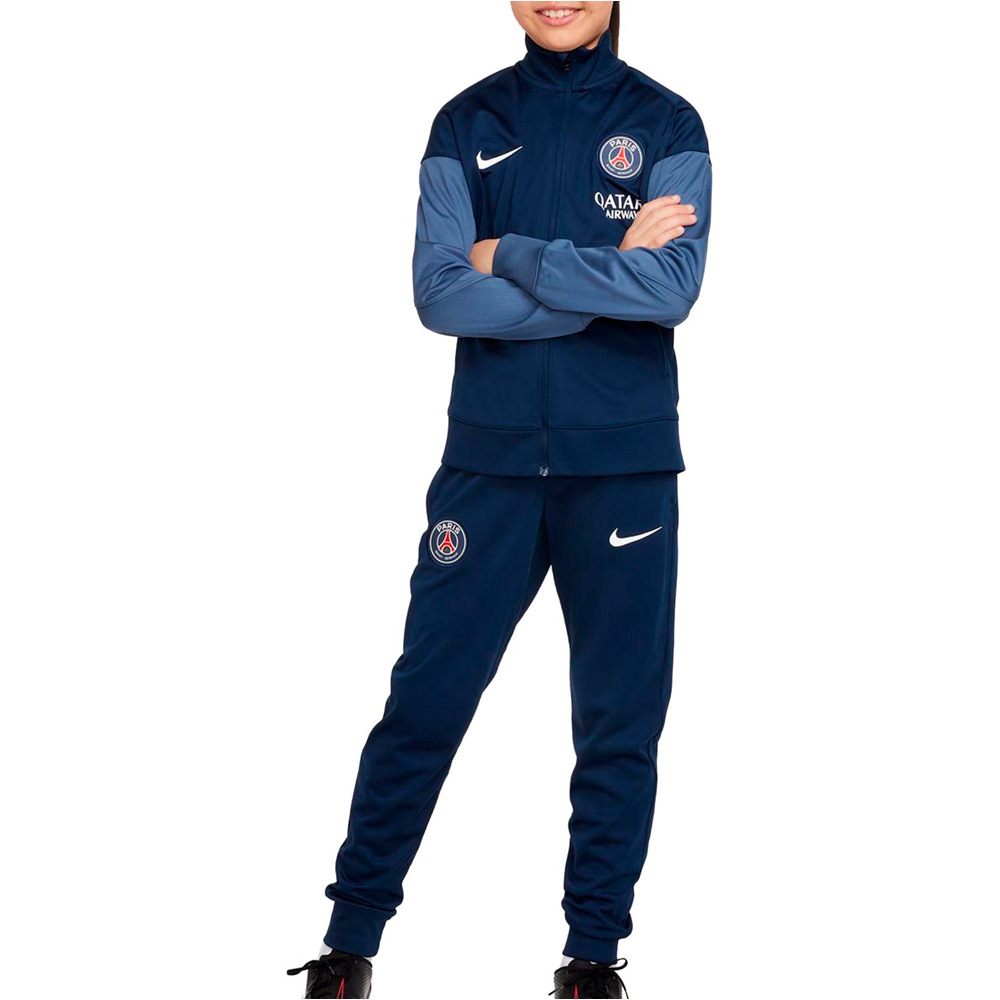 Nike chandal fútbol de equipos oficiales niño PSG Y NK DF STRK TRK SUIT K vista frontal