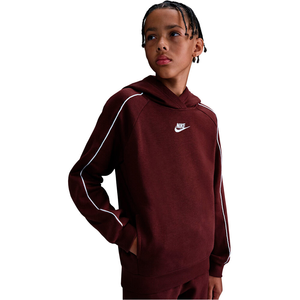 Nike chándal niña (senior) K NSW CLUB FLC HDY TRACKSUIT vista detalle