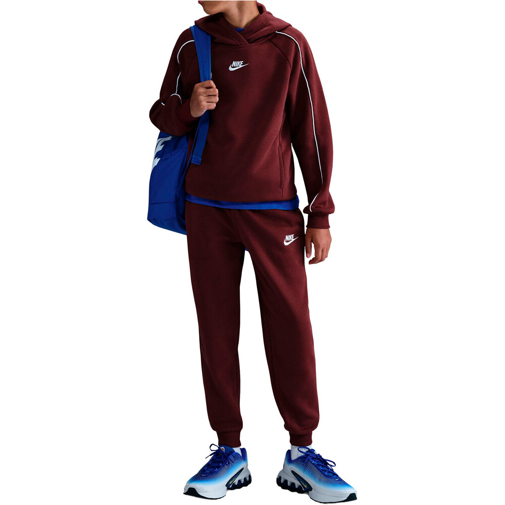 Nike chándal niña (senior) K NSW CLUB FLC HDY TRACKSUIT vista frontal