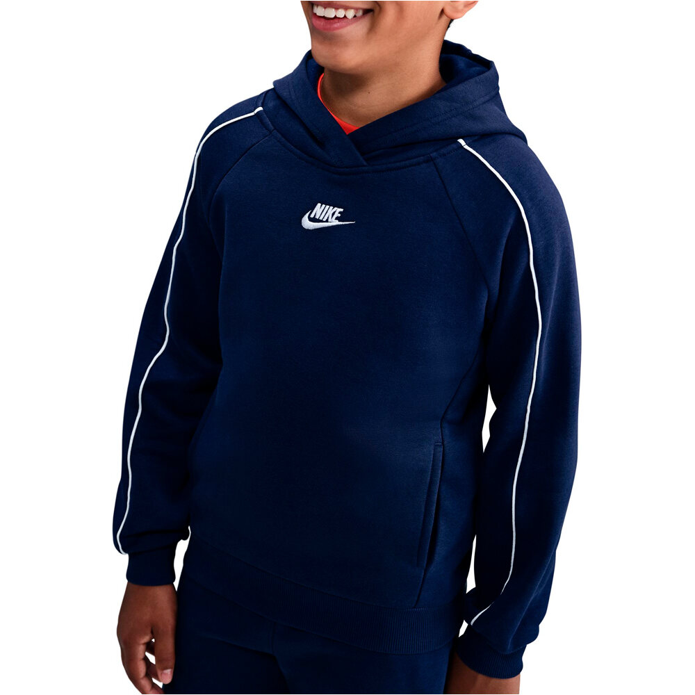 Nike chándal niño K NSW CLUB FLC HDY TRACKSUIT vista detalle