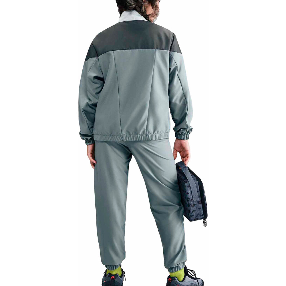Nike chándal niño K NSW TRACKSUIT WVN FZ vista trasera