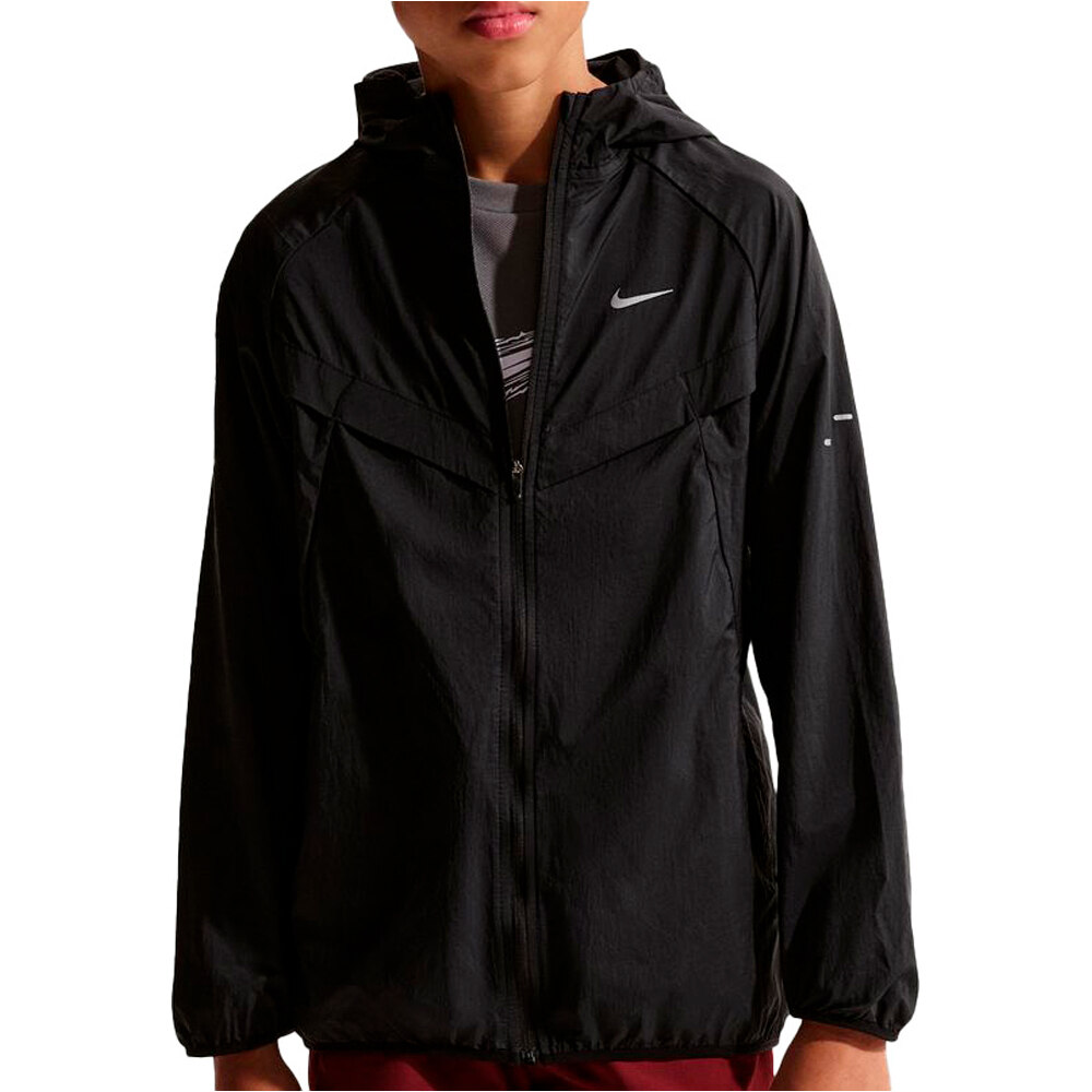 Nike Chaqueta Running Infantil K NK UV REPEL STRIDE JACKET vista frontal