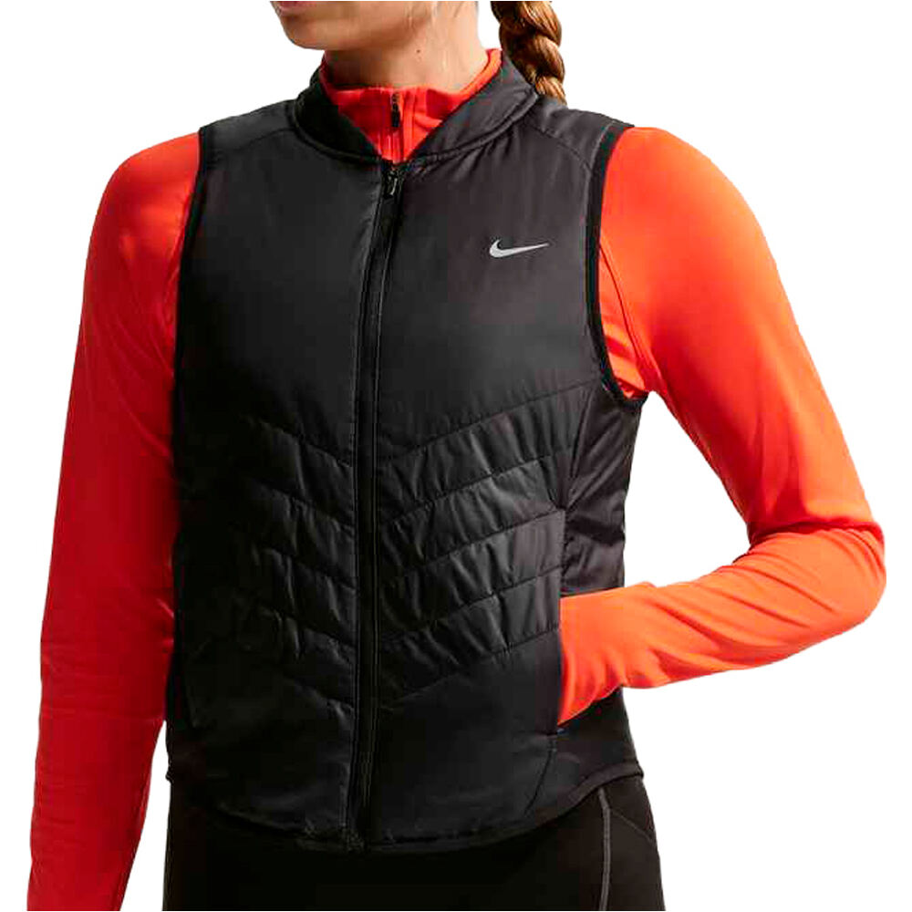Nike Chaqueta Running Mujer W NK TEMPO RPL WRM VEST vista frontal