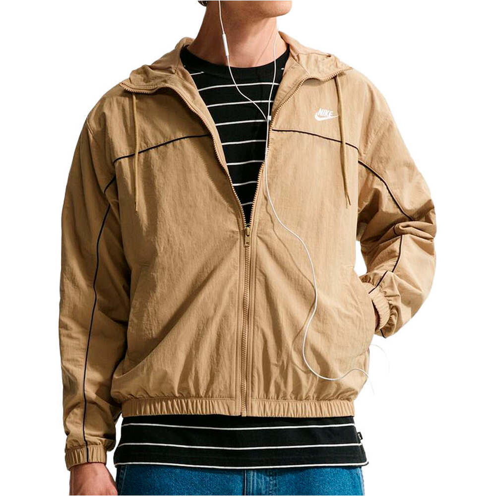 Nike chaquetas hombre M NK CLUB ATHLETE HD JACKET vista frontal