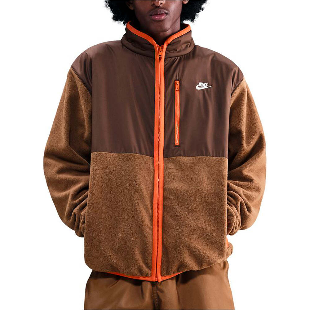 Nike chaquetas hombre M NK CLUB WINTERIZD FZ JKT vista frontal