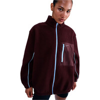 Nike chaquetas mujer W NSW SHERPA FULL ZIP JKT vista detalle