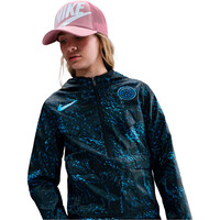 Nike chubasquero y chaquetones entrenamiento fútbol niño INTER BNSW AMPLIFY ANORAK WRGX vista detalle