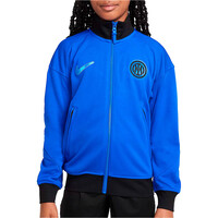 Nike chubasquero y chaquetones entrenamiento fútbol niño INTER YNK DF ACDPR ANTHM JKT K vista frontal