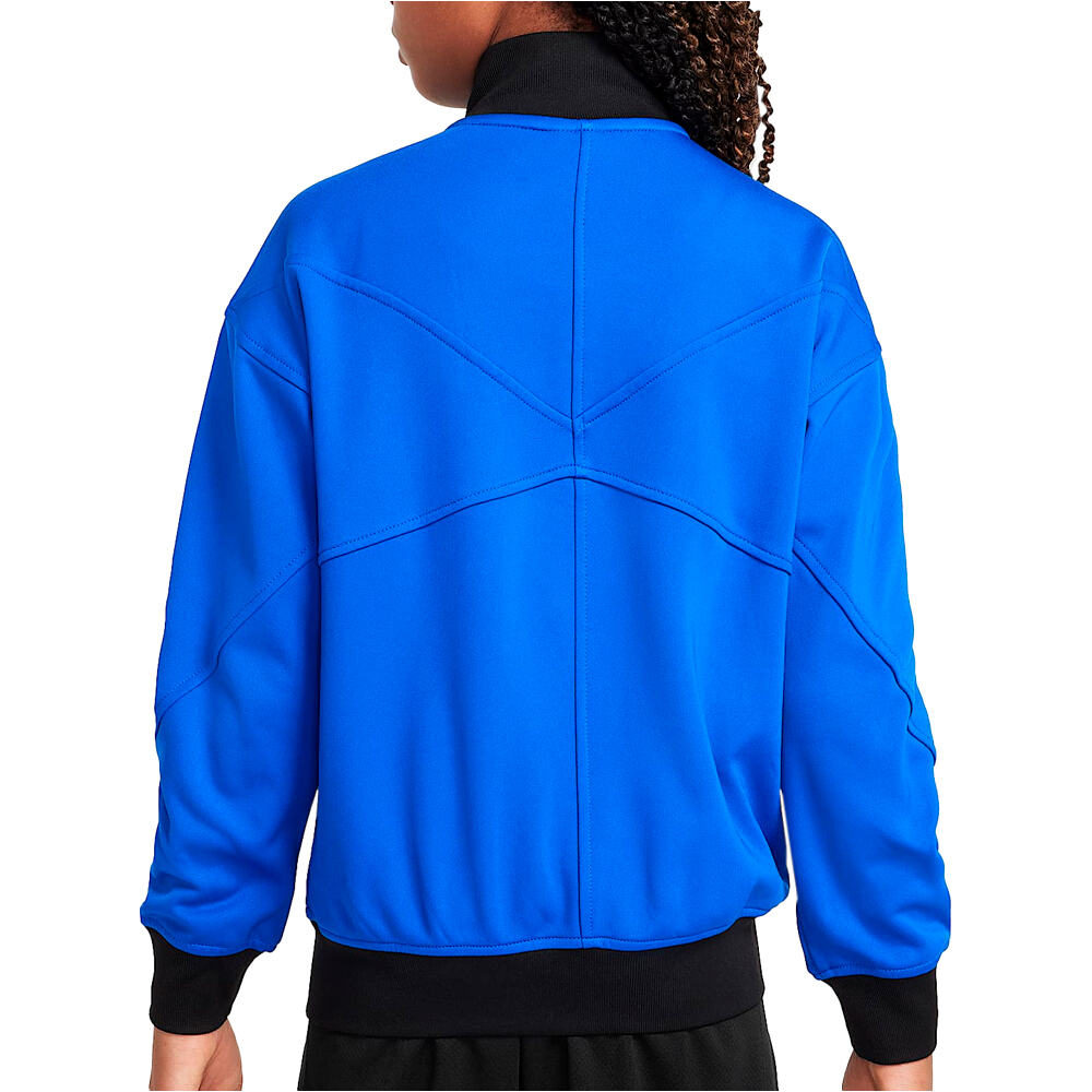 Nike chubasquero y chaquetones entrenamiento fútbol niño INTER YNK DF ACDPR ANTHM JKT K vista trasera