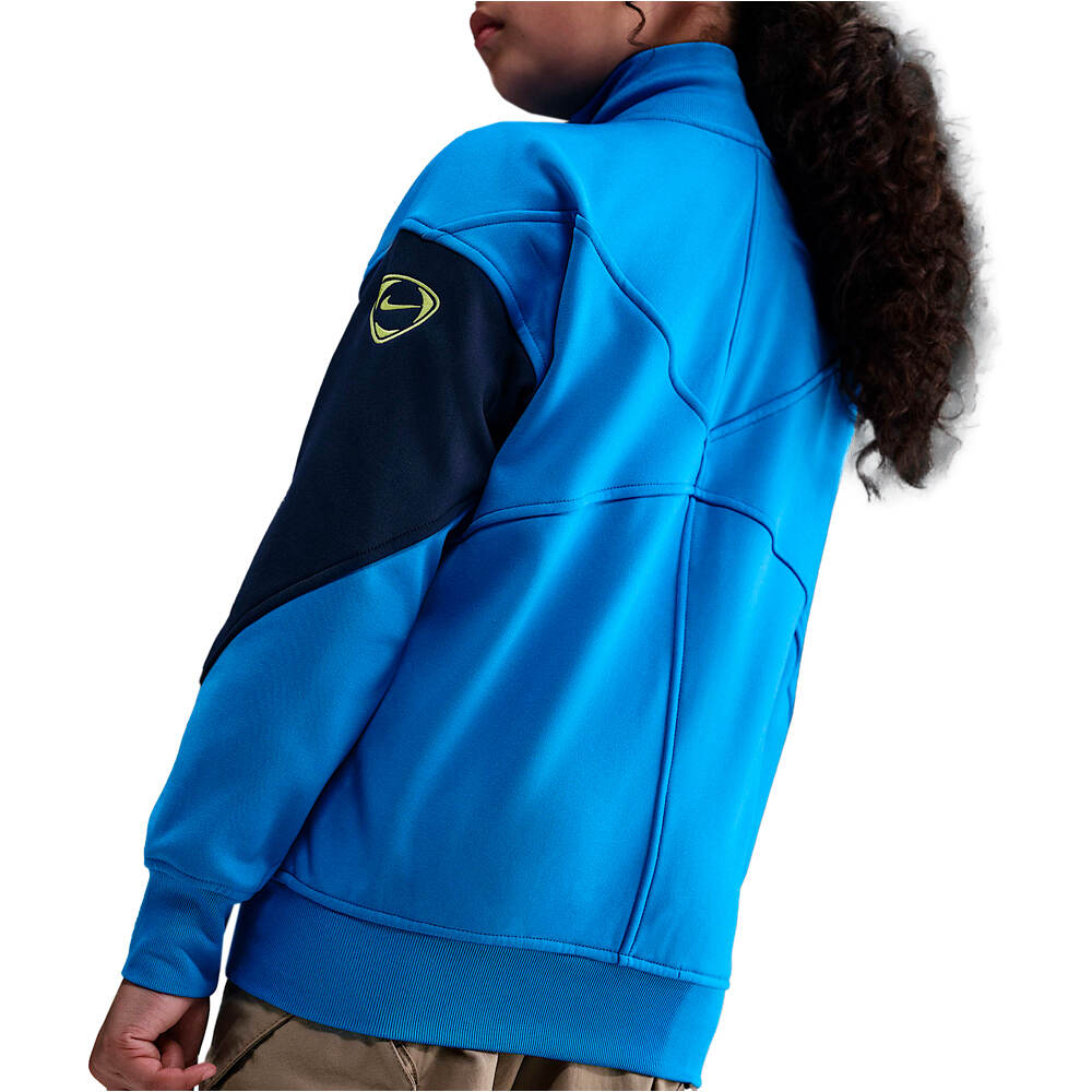 Nike chubasquero y chaquetones entrenamiento fútbol niño THFC YNK DF ACDPR ANTHMJKT K3R vista trasera